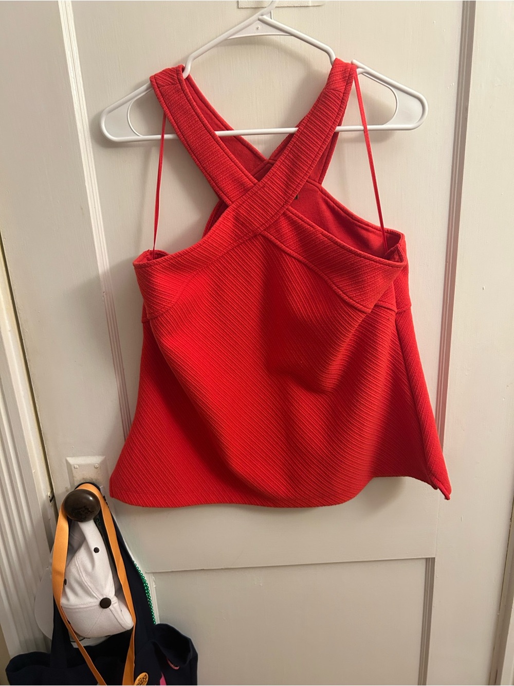 Anthropologie Red Cross front Tank